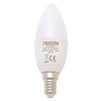 Tracon Electric Tracon, LGY8NW, LED-es fényforrás, ( gyertya alakú )8W-os teljesítményű, E14 foglalattal, 4000K-es színhőmérsékletü, SMD LED ( 570 lm ) Tracon ( LGY8NW )