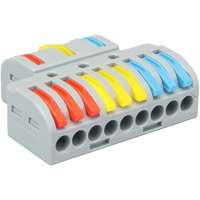 Tracon Electric Tracon OVO3P39 csavar nélküli vezeték összekötő 12 x 0,5-4mm2 -es tömör és sodrott vezetékhez, oldható, 32A 400V - 15,5x48,3x39,3mm