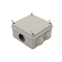 Tracon Electric Tracon, TQBY10105, műanyag falon kivüli kötődoboz 100x100x50 lépcsős gumi átvezétővel IP54 világosszürke (Tracon TQBY10105)