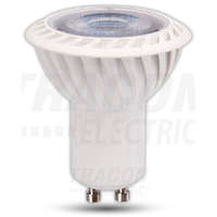 Tracon Electric Tracon, VCOB5CW, LED-es SPOT fényforrás, ( VCOB ) 5W-os teljesítményű, GU10 foglalattal, 6500K-es színhőmérsékletü, SMD LED ( 370 lm ) Tracon ( VCOB5CW )