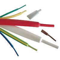 Tracon Electric Tracon, ZS095ZS, zsugorcső, vékonyfalú, 9,5/4,8 mm, 2:1 zsugorodás , zöld/sárga, 1 m-es Tracon (ZS095ZS)