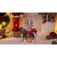 Tracon Electric Tracon CHRRDW3WW LED karácsonyi dekoráció, szarvas, elemes Timer 6+18h,3LED, meleg fehér ( 3000K ) színhőmérséklettel, 2xAAA ( CHRRDW3WW )