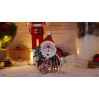 Tracon Electric Tracon CHRSCW3WW LED karácsonyi dekoráció, mikulás, elemes Timer 6+18h,3LED, meleg fehér ( 3000K ) színhőmérséklettel, 2xAAA ( CHRSCW3WW )