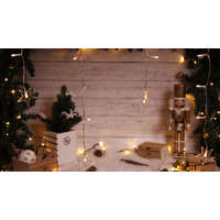 Tracon Tracon CHRWS40WW LED karácsonyi ablakdísz,csillag,elemes Timer 6+18h, 40LED, 3000K, 3xAA ( CHRWS40WW )