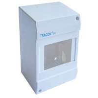  Tracon EDFK-4/1AN Műanyag kiselosztó, ajtó nélkül, 4 modul, IP40, falon kívüli