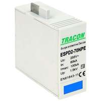  Tracon ESPD2-70NPE, T2 AC típusú túlfeszültség levezető betét 70 NPE Uc:275/255V; In:40kA; Imax:70kA; Up:1,7/1,5kV