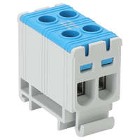 Tracon Electric Tracon FLEAL-16/2K Főáramköri leágazó kapocs, sínre szerelhető, kék 1.5-16mm2, max. 1000VAC, 1500VDC, max.85A