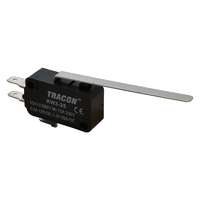 Tracon Tracon KW3-25 Helyzetkapcsoló, mikro, rugószáras 1×CO 10(3)A/230V, 52mm, 4,8x0,8 mm, IP00