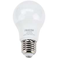 Tracon Electric Tracon LAS607NW, Gömb burájú LED fényforrás SAMSUNG chippel 230V,50Hz,7W,4000K,E27,630 lm,200°,A60,SAMSUNG chip,