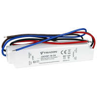 Tracon Tracon LDCVIP-18-24 Védett műanyag házas LED meghajtó 180-264VAC/24VDC,18W,0-0,75A, IP67