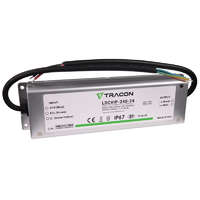 Tracon Tracon LDCVIP-240-24 Védett fém házas LED meghajtó 100-240VAC/24VDC,240W,0-10A, IP67