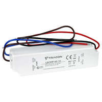 Tracon Tracon LDCVIP-60-12 Védett műanyag házas LED meghajtó 90-264VAC/12VDC,60W,0-5A, IP67