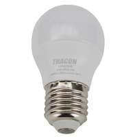 Tracon Electric Tracon LGS455W, Gömb burájú LED fényforrás SAMSUNG chippel 230V,50Hz,5W,3000K,E27,380lm,180°,G45,SAMSUNG chip,
