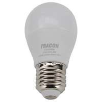 Tracon Electric Tracon LGS458NW, Gömb burájú LED fényforrás SAMSUNG chippel 230V,50Hz,8W,4000K,E27,600 lm,180°,G45,SAMSUNG chip,