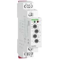 Tracon Electric Tracon NARV Feszültségfigyelő relé 3 fázisra AC 220-460V, U> U< = +/-2-20%, t=0,1-10s, Asymm 8%