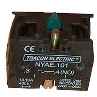Tracon Tracon NYAE101 Érintkező-egység fémalapra szerelt nyomógombokhoz 1×NO, 3 A/400 V