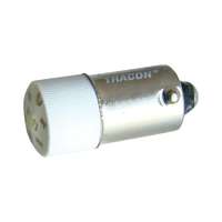 Tracon Tracon NYGL-ACDC230W LED-es jelzőizzó, fehér 230V AC/DC, Ba9s