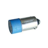 Tracon Tracon NYGL-ACDC24B LED-es jelzőizzó, kék 24V AC/DC, Ba9s