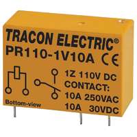 Tracon Tracon PR110-1V10A Print relé 110V DC / 1×CO (10A, 230V AC / 30V DC)