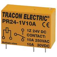 Tracon Tracon PR24-1V10A Print relé 24V DC / 1×CO (10A, 230V AC / 30V DC)