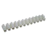 Tracon Electric Tracon S3A-H-L Flex. nyomólemezes sorozatkapocs, H profil, 12 tag, natúr 2,5mm2, 450VAC, 16A, PP