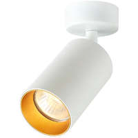 Tracon Tracon SPGU10MA1GW Mennyezeti állítható spot lámpatest, fehér, arany reflektor 100-240VAC, 50Hz, 1xGU10, max.35W