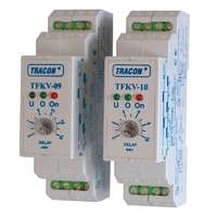 Tracon Tracon TFKV-10 Védőrelé, feszültségfigyelő 1 és 3 fázisra, beáll. késl. Umin=160V, 0-10s, 5A/250V AC
