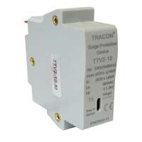  Tracon TTV2-10-M, AC túlfeszültség levezető betét; 2-es típus 230 V, 50 Hz, 5/10 kA (8/20 us), 1P