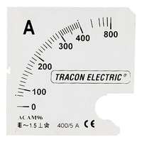  Tracon SCALE-AC48-100/5A Skálalap ACAM48-5 alapműszerhez 0 - 100 (200) A