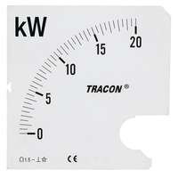  Tracon SCALE-W72/4-100 Skálalap W72-400V/4 műszerhez 0 - 100 kW