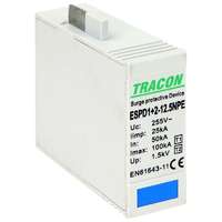  Tracon ESPD1+2-12.5NPE T1+T2 AC típusú túlfeszültség levezető betét 12.5 NPE Uc:275V; Iimp:12,5kA; In:20/40kA; Imax:50kA; Up:1,3kV