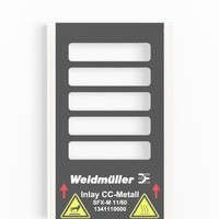  Weidmüller 1474430000 SFX-M 11/60 ST SDR MetalliCard, Vezeték és kábeljelölők, 7 - 40 mm, 60 x 11 mm