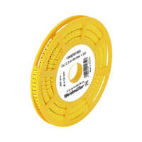  Weidmüller 1568261505 CLI C 2-4 GE/SW 1 CD CableLine, Vezeték és kábeljelölők, 4 - 10 mm, 4 x 7 mm, Sárga