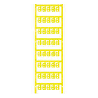  Weidmüller 1747320004 SFC 1/12 NEUTRAL GE Feliratozható SlimFix Clip, Vezeték és kábeljelölők, 2 - 3.5 mm, 12 x 5.8 mm, Sárga