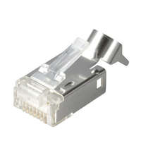  Weidmüller 1963580000 IE-PM-RJ45-TH RJ45 krimpelhető csatlakozó dugó, Csatlakozó vezetéktörés-gátló nélkül, Cat.6A / E osztályA (ISO/IEC 11801 2010)