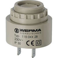 Werma Werma 11806814 Electr. Buzzer EM Contin. tone 12VDC GY