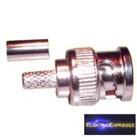 BNC krimpelhető dugó RG6-os kábelra.