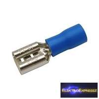 Szigetelt csúszósaru 6.3mm, 1.5-2.5mm Kék