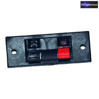 Kettes csíptetős hangfal aljzat