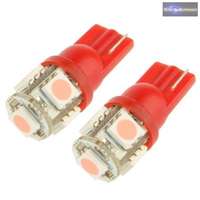 Lila autós LED izzó pár (T10)