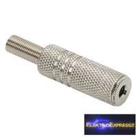 JACK aljzat Sztereo 3,5 mm Fém kivitel törésgátlóval