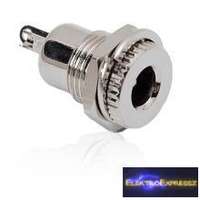 DC táp aljzat fém beépíthető 5.5/2.5