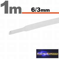 Zsugorcső Fehér • 6 / 3 mm