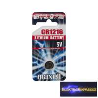 MAXELL MAXELL Gombelem CR 1216 Li • 3 V