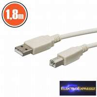 USB kábel A dugó - B dugó 1,8 m