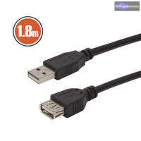 USB hosszabbító A aljzat - A dugó 1,8 m fekete
