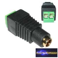 DC aljzat sorkapocs véggel 2,1/5,5mm