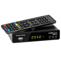 KRUGER&MATZ Krüger&Matz DVB-T/DVB-T2 beltéri egység, H.265 HEVC