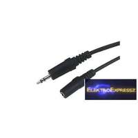 Jack kábel 3,5 dugó-ajzat STANDARD 3 m