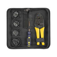 Krimpelő készlet cserélhető pofákkal E6110